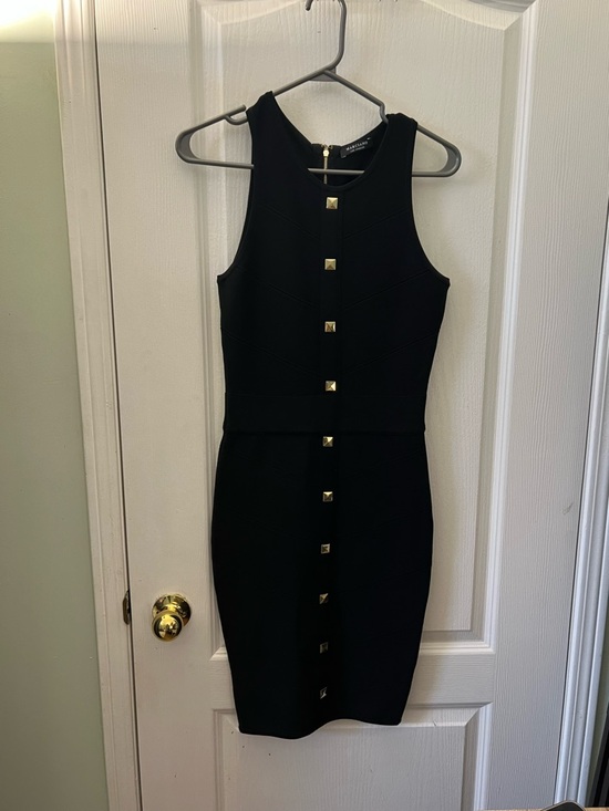 Guess by Marciano Dresses & Skirts - Guess by Marciano Black Stud-Front Bodycon Mini Dress